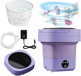 Portable Washing Machine, Mini Washer,3L Upgraded Large Capacity Foldable Washer.